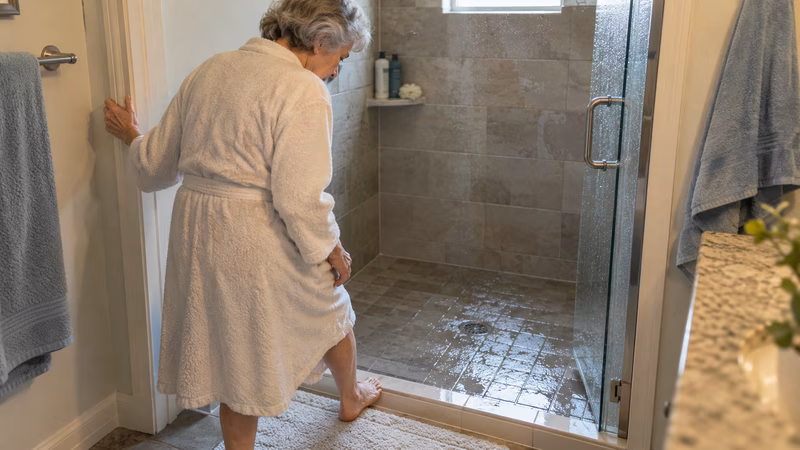 Le stress qui commence avant même d’entrer dans la douche