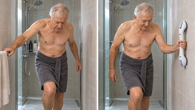 La façon la plus maligne d’ajouter de la stabilité dans la salle de bain sans percer